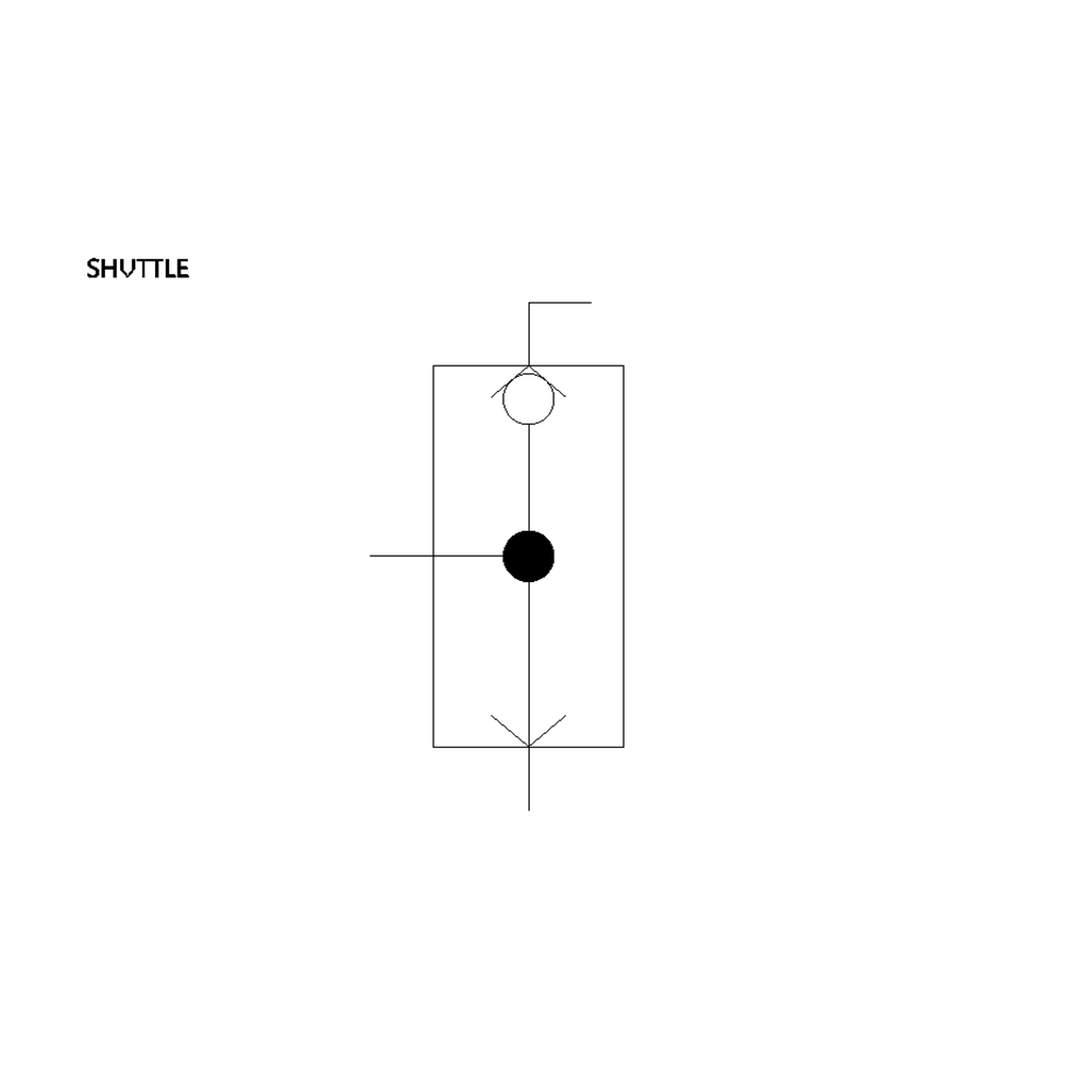 0A22-1 NUMATROL SHUTTLE VALVE<BR>1/8" NPT FEMALE LINE MOUNTED